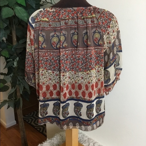 Rue 21  XL tie front semi sheer blouse - Picture 15 of 15